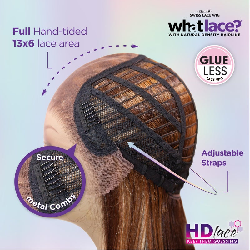 Sensationnel What Lace 13X6 Wigs - Solana Lacefrontal Hand Tied Glueless Synthetic With Natural Density Preplucked Hairline (FLAMBOYAGECARAMEL) - Image 4